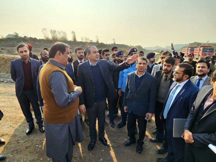 Interior Minister Mohsin Naqvi reviews Serena Chowk beautification plan