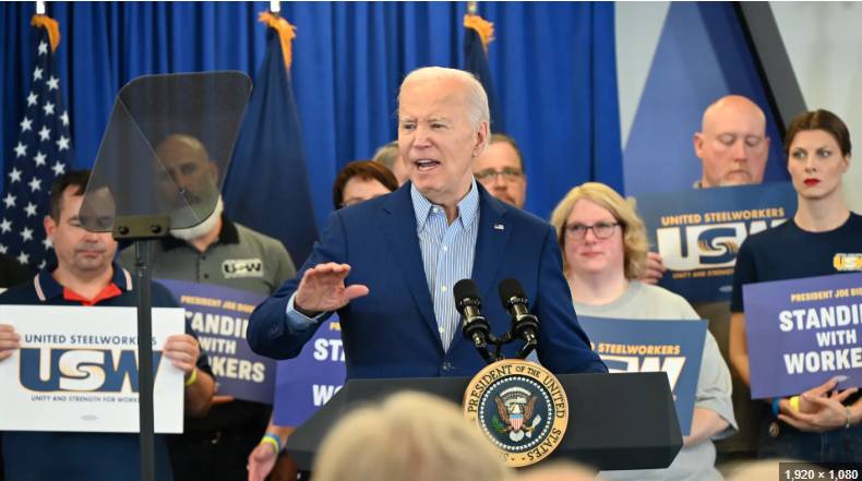 US president Biden scrapes US-Japan steel deal