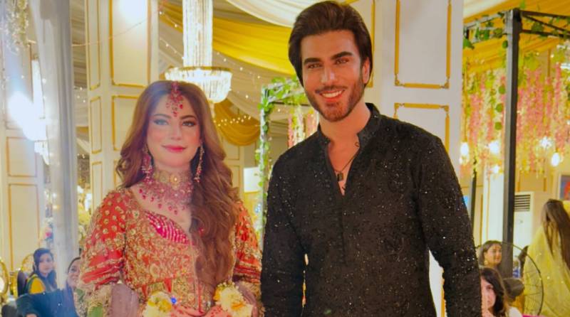 Imran Abbas's warm wishes to Neelam Muneer 