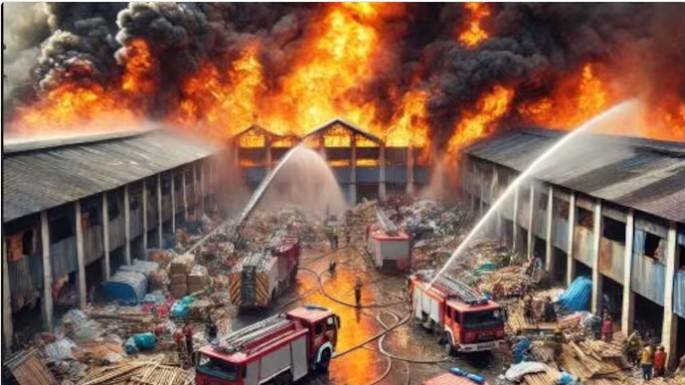 Market blaze in China claims 8 lives, injures 15