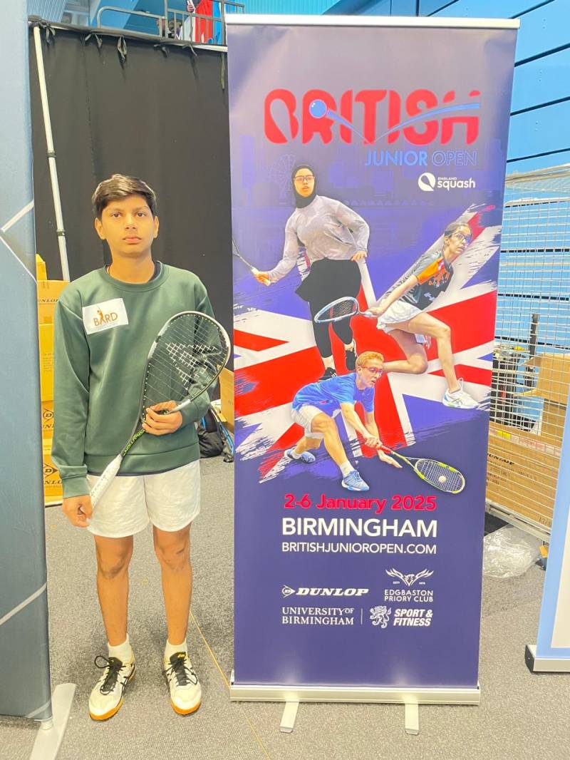 Sohail Adnan wins British Junior Squash Championship final