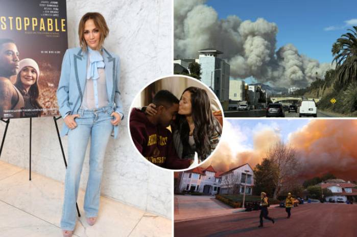 Celebrities flee Los Angeles blazes as Hollywood premieres scrapped