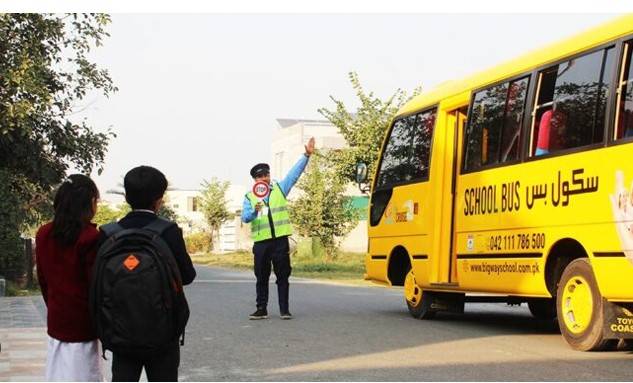 Private schools start bus services for students in Lahore