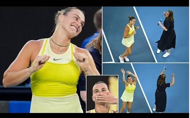 Let's dance! Sabalenka busts out her best moves at Australian Open