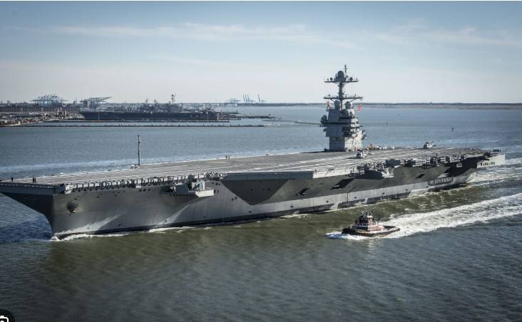 Biden announces aircraft carriers will be named for Clinton, Bush