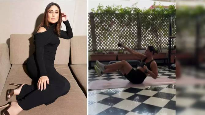 Kareena Kapoor Khan’s latest workout session highlights her dedication to fitness 