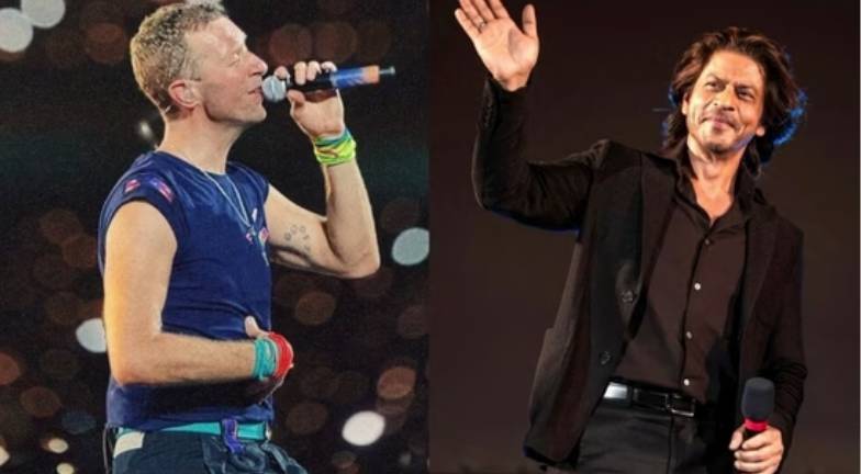 Shah Rukh Khan reacts to Coldplay Chris Martin’s biggest shoutout at Mumbai concert