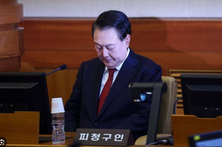 South Korea's suspended president attends impeachment hearing