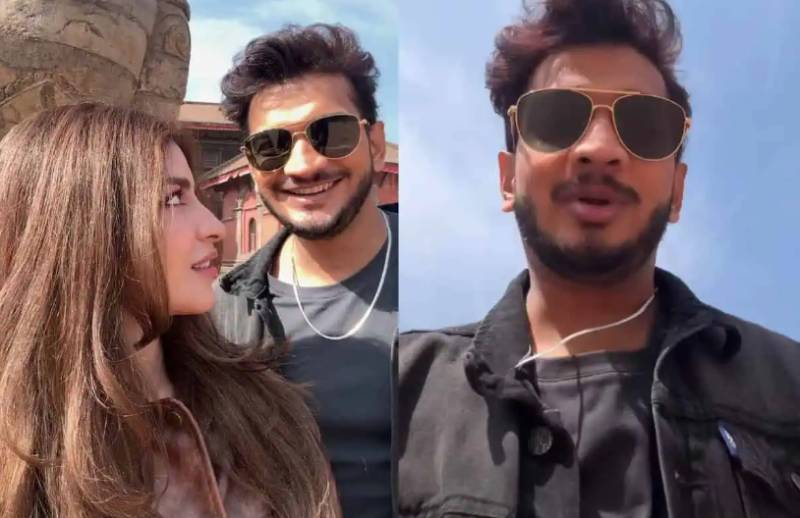 Munawar Faruqui teases Kinza Hashmi’s in viral video