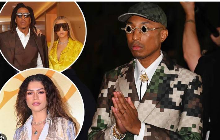 Pharrell kicks off Paris Fashion week with Louvre show