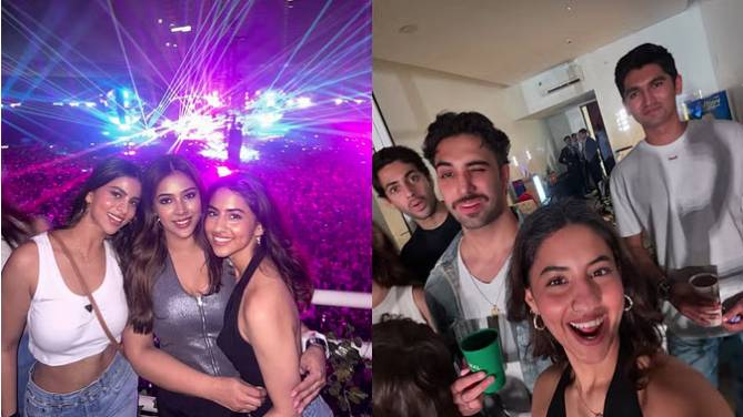 Suhana Khan’s joyful moments with boyfriend Aagstya at Coldplay’s Mumbai concert 