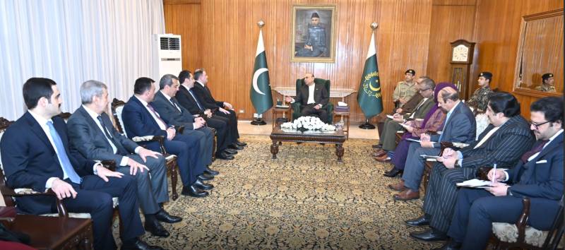 Zardari calls for enhanced trade, energy, cultural ties with Azerbaijan