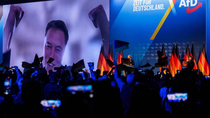 Tens of thousands protest Germany's far right as Musk backs AfD